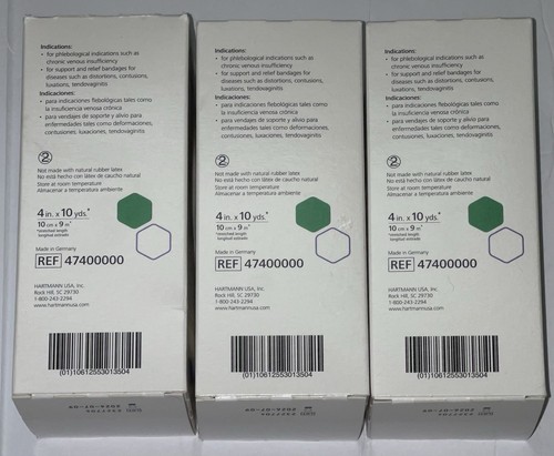 3 Schachteln Econo-Paste konformer Verband 4 Zoll x 10 Meter Ablaufdatum 07-2026 Neu Neu im Karton - Bild 3 von 4