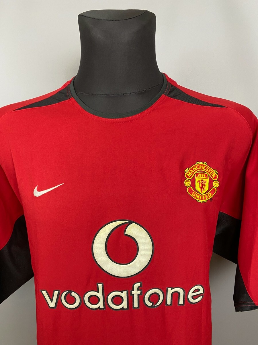 MANCHESTER UNITED 2002 2004 SAHA HOME SHIRT FOOTBALL SOCCER JERSEY