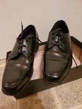 Florsheim Richfield  Black Oxfords Men Size 10  E Extra Wide Tie Dress Shoes