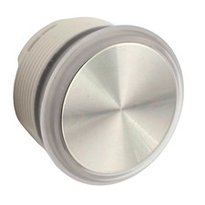 Momentary Elevator Push Button Switch 24v Blue Led Ring Brushed Metal Finish Momentary Elevator Push Button Switch 24v Blue Led Ring Brushed Metal Finish