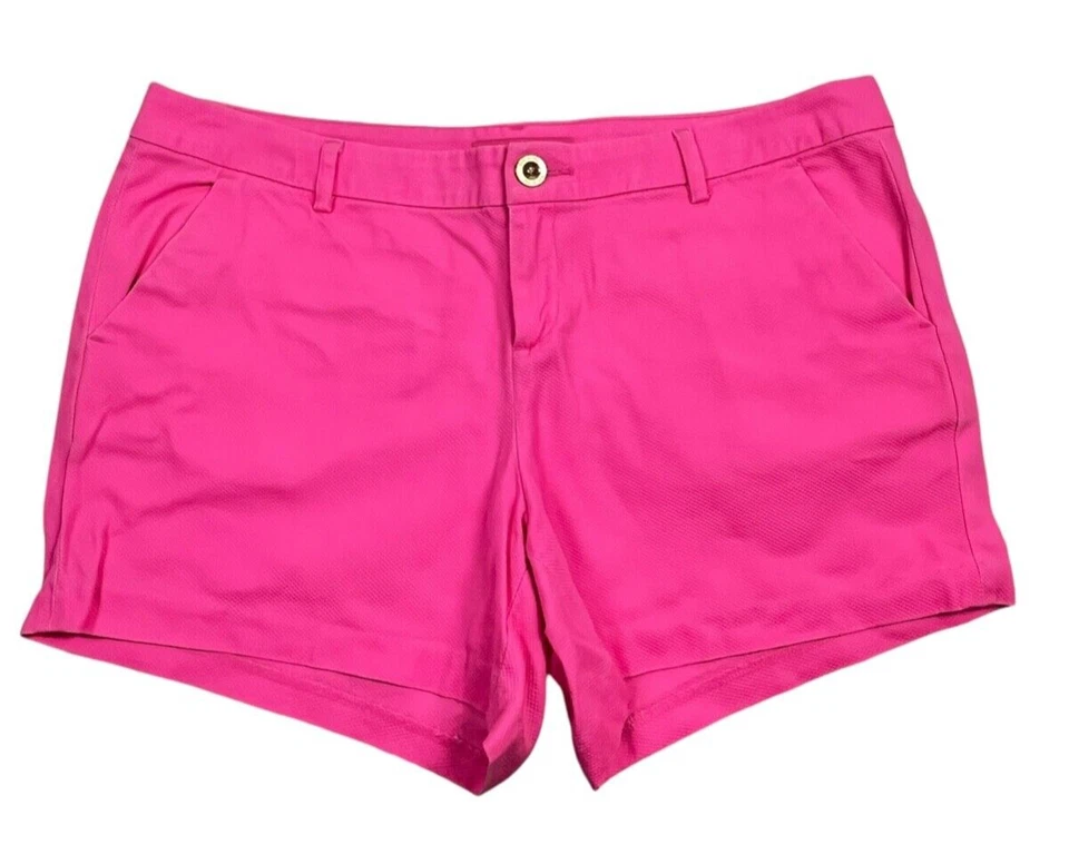 Pantalones cortos elásticos Lilly Pulitzer rosa fascia para mujer 14 Foto 2 de 4