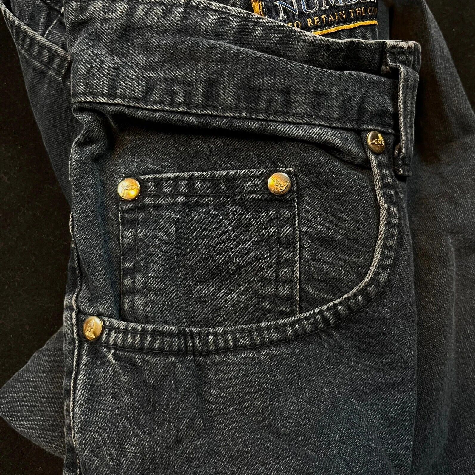 VINTAGE Trussardi Jeans Size 33 47 Women's Dark B… - image 8