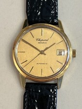 CHOPARD SOLID 18K GOLD WATCH WITH DATE VINTAG...