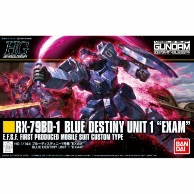 HG RX-79BD-1&2 ブルーデスティニー EXAM BANDAI HG Gundam 1/144 RX-79BD-1 Blue Destiny Unit 1 Exam HGUC