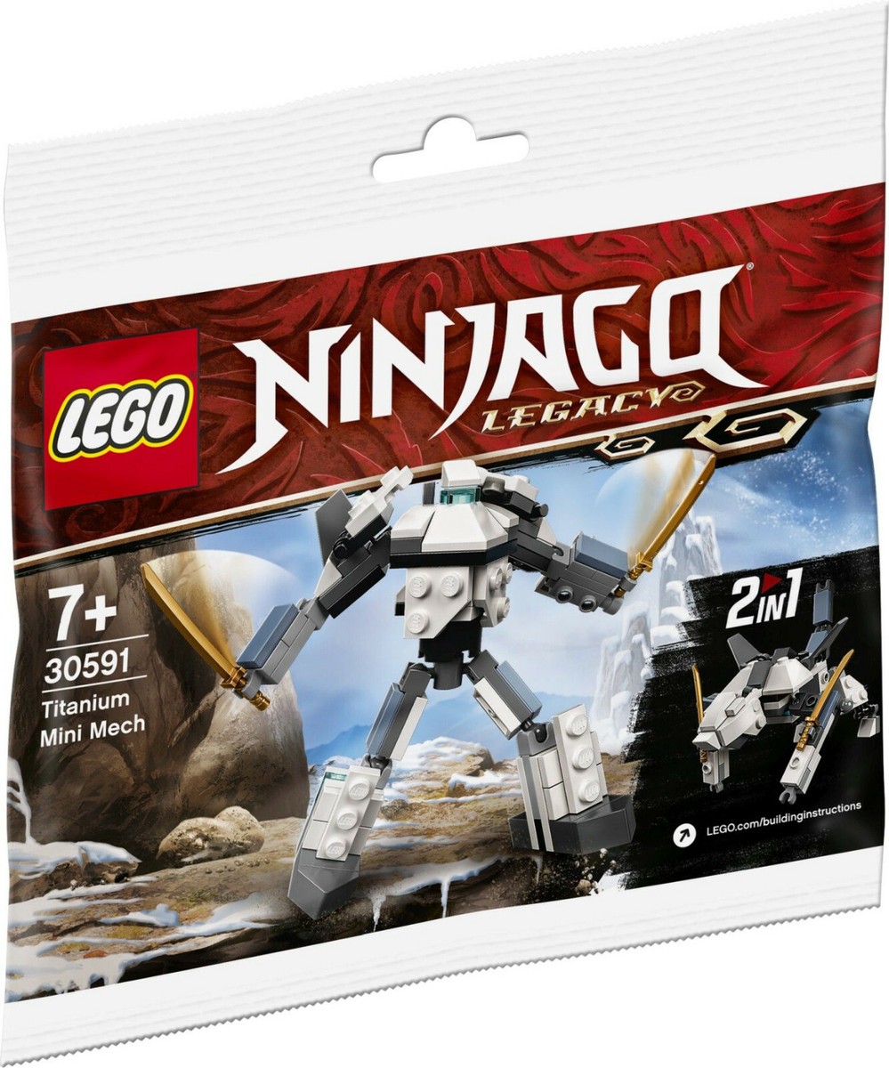 Lego Ninjago Legacy Titanium Mini Mech 2-en-1 30591 | eBay