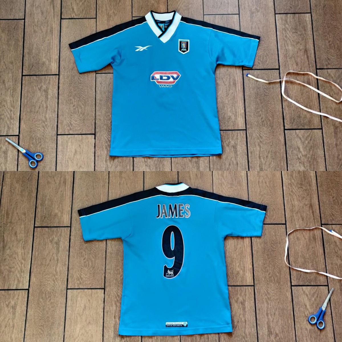 Football shirt soccer Aston Villa Villans Away 1998-2000 Reebok - Main Image