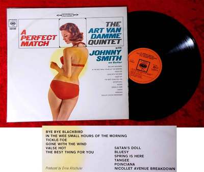 LP Art van Damme Quintet w/ Johnny Smith: A Perfect Match (CBS S 62392) NL