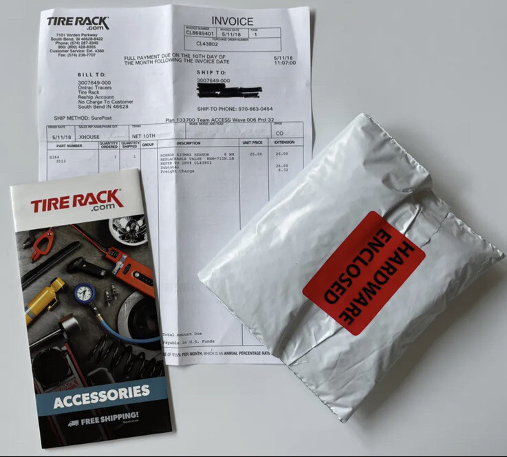 Tire Rack Schrader Performance Sensors 433MHz 8nm Replaceable