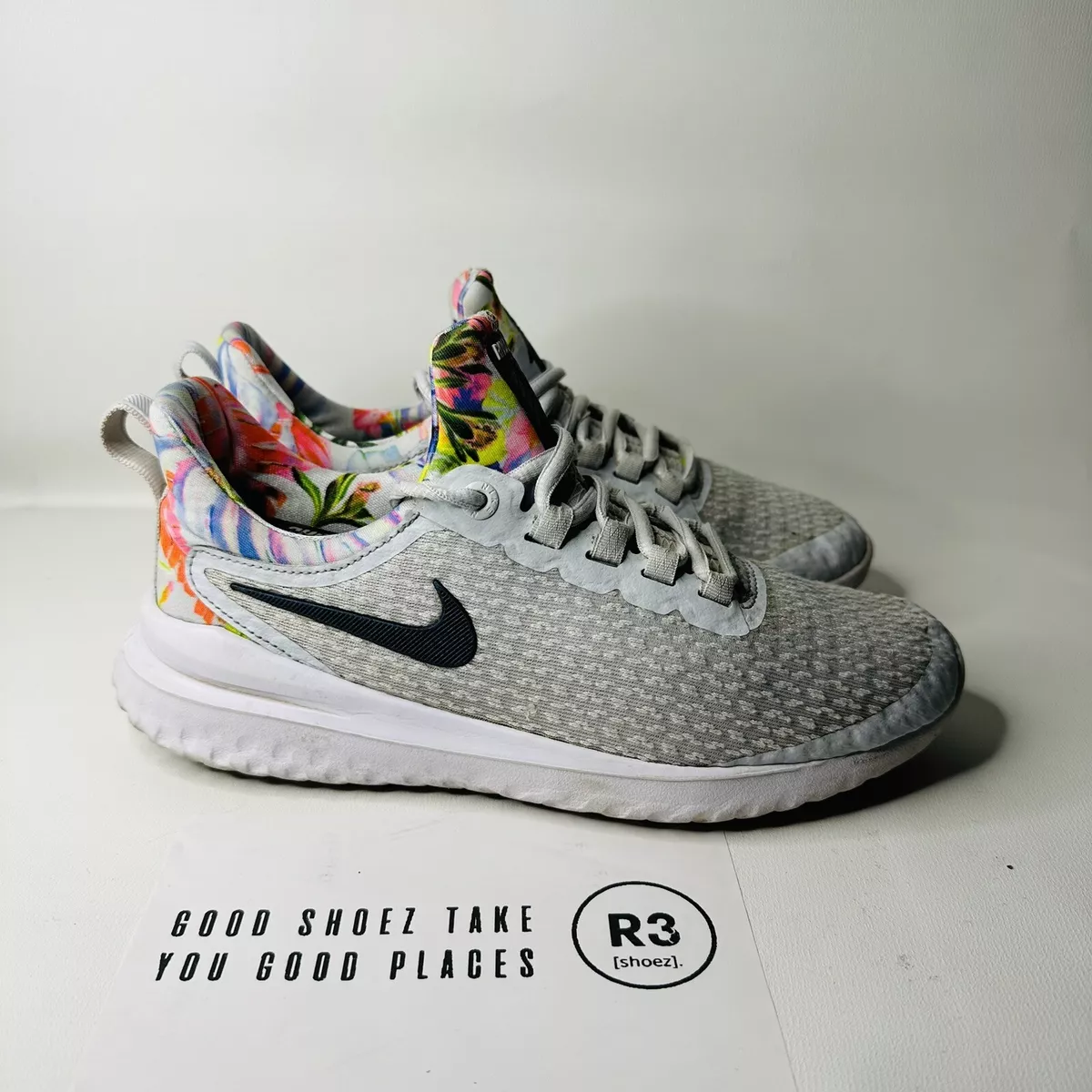 Rápido Diverso sobras Nike Renew Rival Running Shoes Sneakers Lace Up Womens Size 6 Multicolor  Gray | eBay