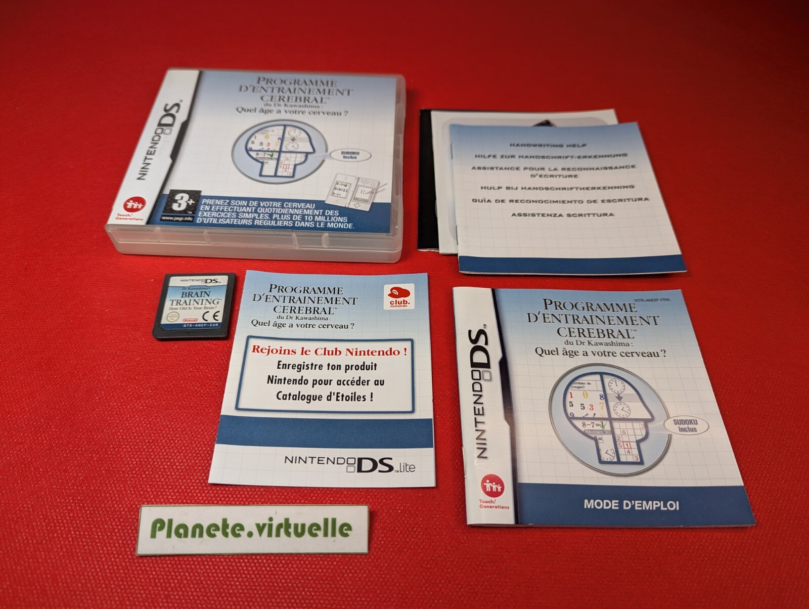 PROGRAMA DE ENTRENAMIENTO CEREBRAL NNINTENDO DS ES