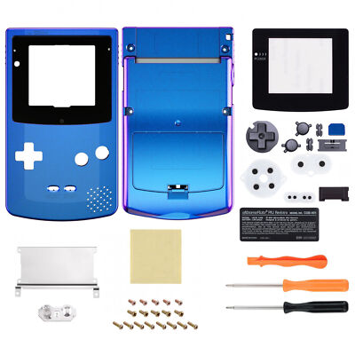 GameBoy Color IPS Ready Shell Cocer Buttons Screen Lens Replacement Game Boy GBC