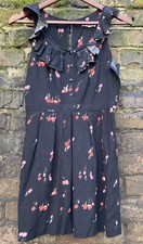 Pins & Needles in URBAN OUTFITTERS, short black sleeveless dress, frilly details
