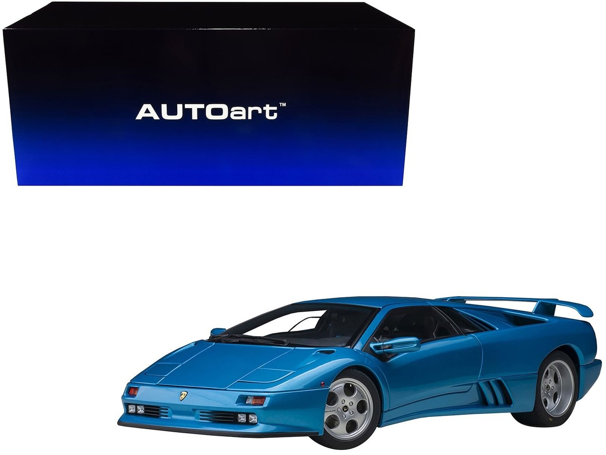 Lamborghini Diablo SE30 Blu Sirena Blue Metallic 1/18 Model