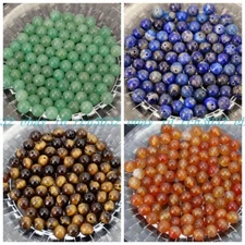 Natural Gemstone Round Spacer Loose Beads Round Beaded 10mm Assorted Stones