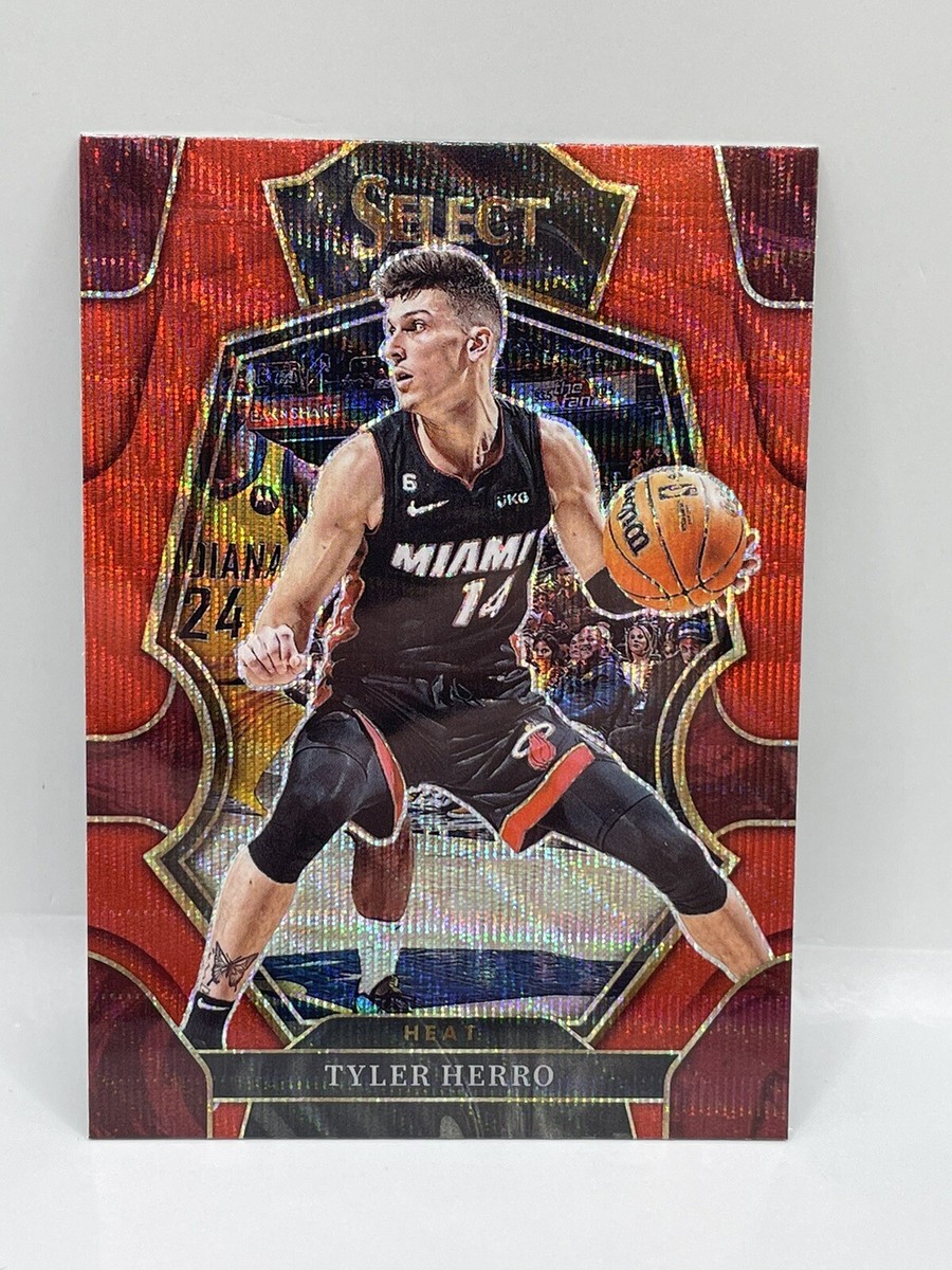 2022-23 Panini Select Premier Red Wave Prizm Tyler Hero #143