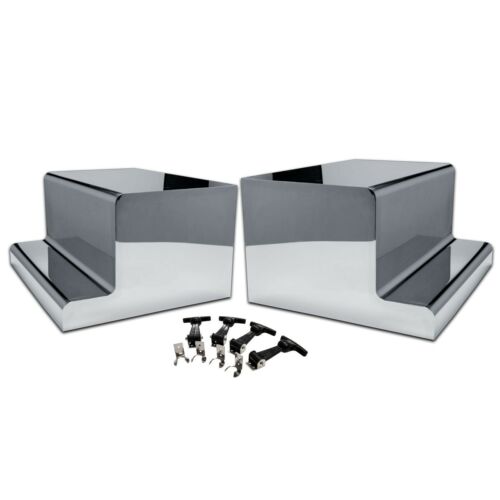 Peterbilt 379/389 Tool/Battery Box Cover set Heavy Duty Stainless Steel tp-1662 - 第 1/3 張圖片