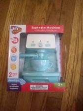 Play Right Pretend Play Kitchen Espresso Coffee Machine Girl Doll House Toy 3 