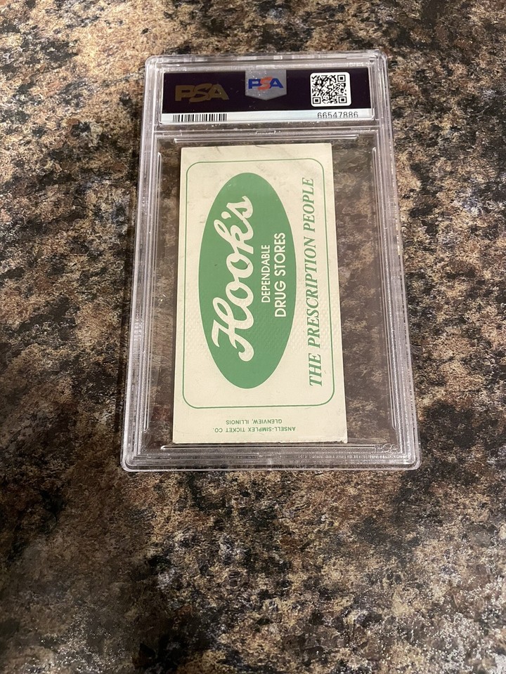 JOE MONTANA TICKET STUB 1977 NOTRE DAME VS PURDUE 1ST COMEBACK WIN PSA