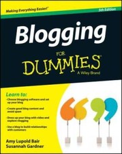 Blogging For Dummies - Paperback By Bair, Amy Lupold - VERY GOOD