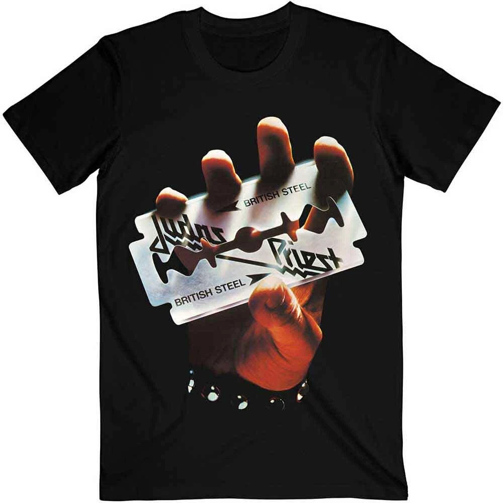 Judas Priest British Steel T-Shirt Black New