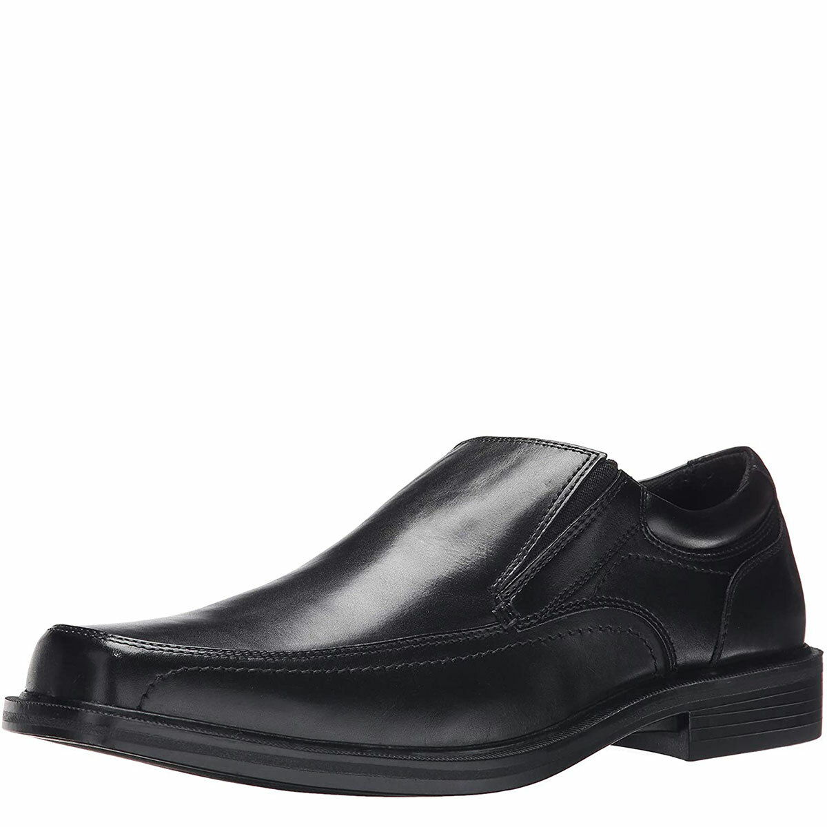 Dockers Mens Edson Leather Black Slip 