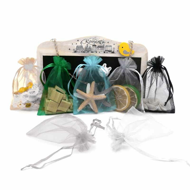 Voile gift bags cheap