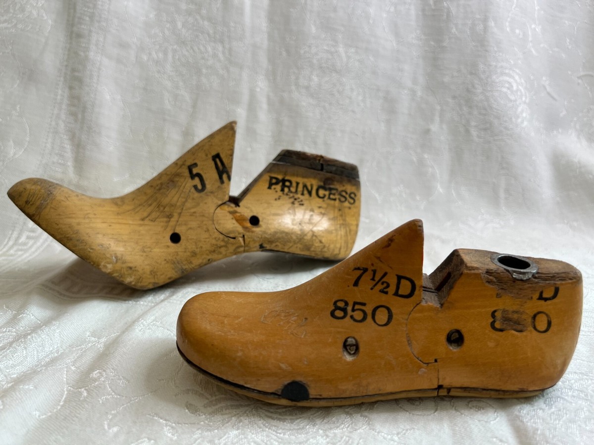 Vintage Central Last Wood Child Shoe Form Womens High Heel Shoe Form