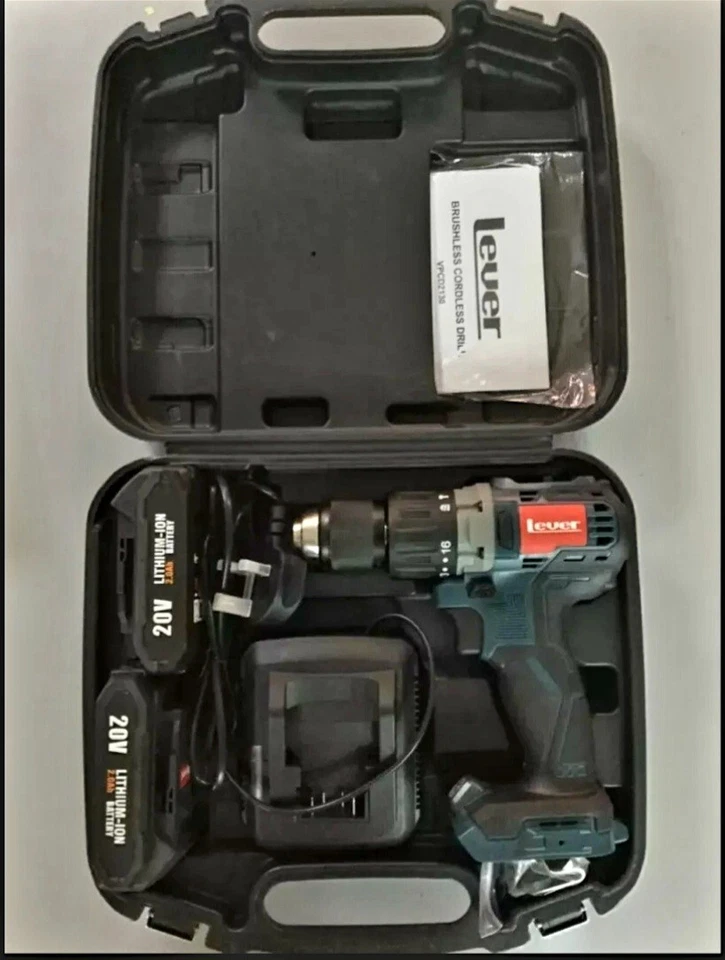 "LEVER" Brushless Cordless Drill ( Model : VPCD 2130 ) Electric Drill Machine - Image 4 of 4