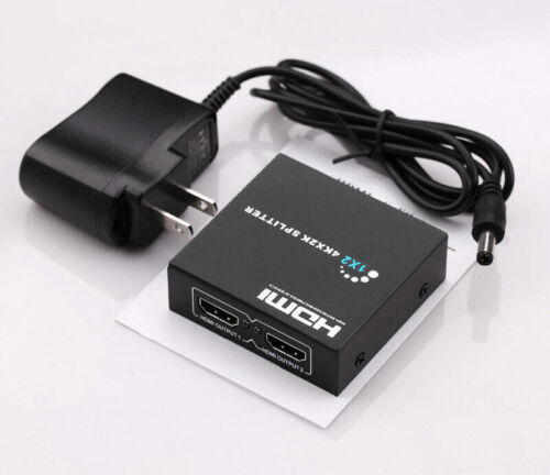 4K 2k Full HD HDMI Splitter 1X2 Video Converter 3D Switch Box 1 in 2 out HDTV - Picture 1 of 7