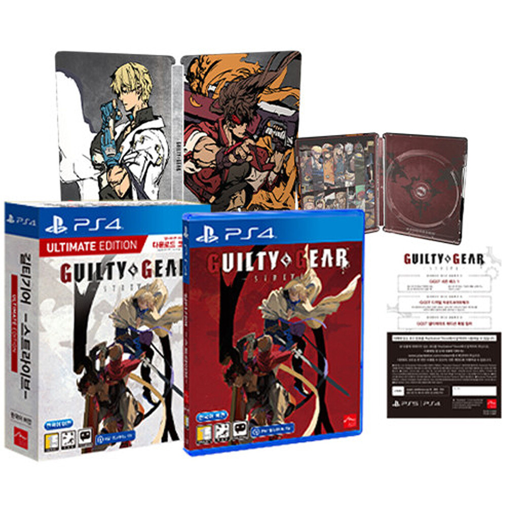 その他 GUILTY GEAR STRIVE STEEL BOOK PS4 Guilty Gear Strive Ultimate Limited Edition [Korean English