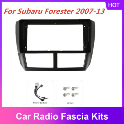 2 din For Subaru Forester 2007-13 Frame Car Stereo Radio Fascia Panel Trim Kits