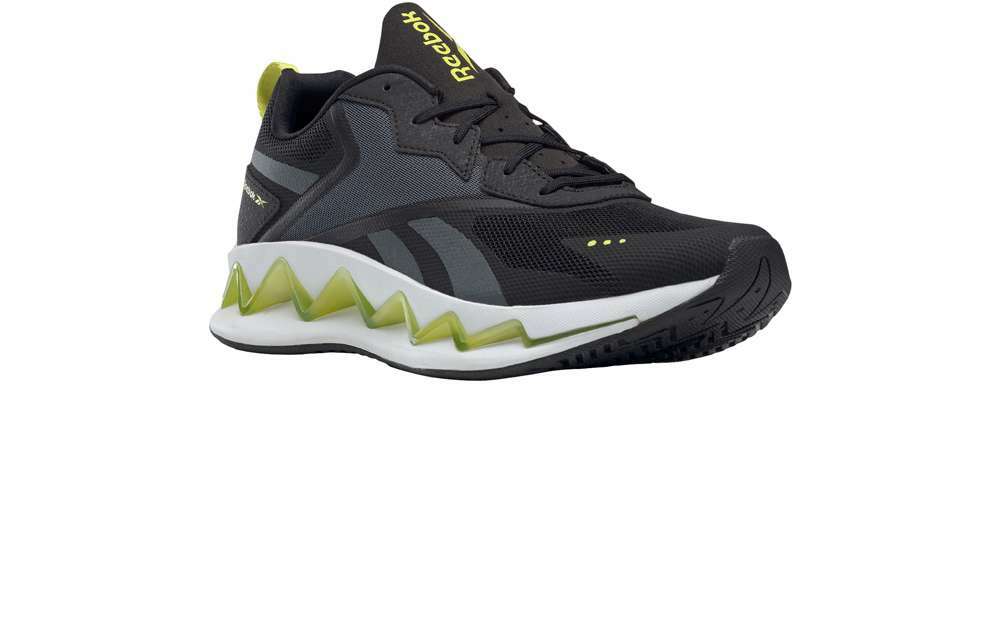 Reebok Men's Zig Elusion Energy Shoes Black/Chartreuse/Grey 11.5