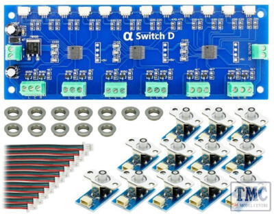 DCD-DSR DCC Concepts Cobalt Alpha Switch D Set Digitalgeräte (12 x rot)