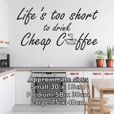 Decalcomania adesivo arte da parete Kitchen Wallart Designs vinile preventivo trasferimento