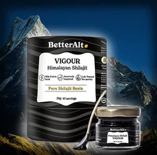 New Better Alt Shilajit Resin with 87 Trace Minerals, Rich in Fulvic Acid 20 gm.