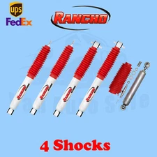 Rancho Kit 4 Front & Rear RS5000 shocks Stabilizer 07-18 for Jeep Wrangler 4WD