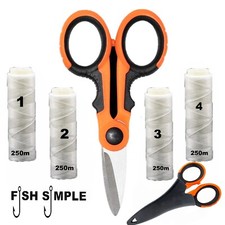4x250m Bait Elastic AND Prep Scissors AND Bel...