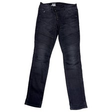 G-STAR Jeans skinny da donna neri 5620 con cerniera personalizzati metà prezzo di zecca £80