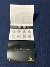 2010 US Mint America the Beautiful Uncirculated 10 Coin Quarter Set P&D monnaies
