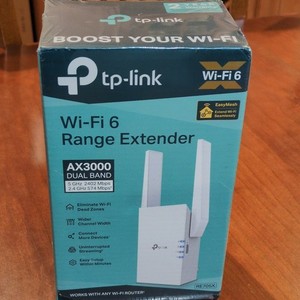 TP-LINK Wi-Fi 6 AX3000 Dual Band Range Extender EasyMesh RE705X White
