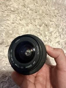 Minolta AF Zoom 35-70mm f/3.5-4.5 Lens 49mm Filter Compact Lightweight