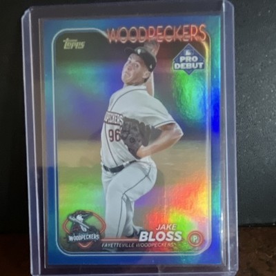 Topps Pro Debut Jake Bloss #PD-142 Fayetteville Woodpeckers Serial /150