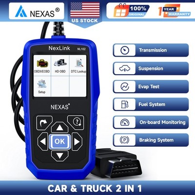NEXAS NL102 Heavy Duty Truck Diesel Scanner All System ABS ESP Tool