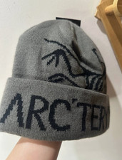 Arc'teryx Bird Word Toque Beanie Grey Void NWT Winter Ski Hat Gift Sale