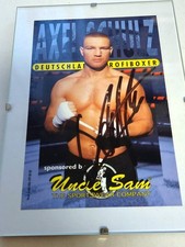 Axel Schulz Autogramm, original signiert, Boxen, Schwergewicht, Kult