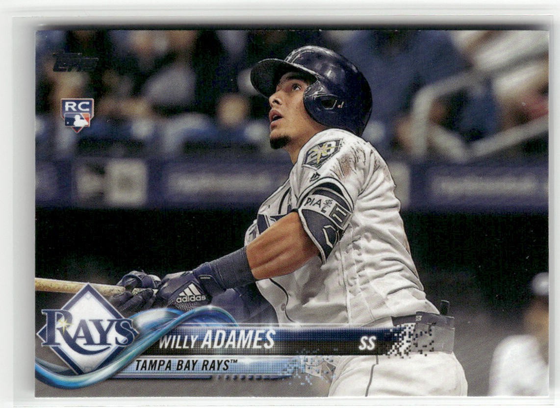 2018 TOPPS UPDATE #US281 WILLY ADAMES TAMPA BAY RAYS RC