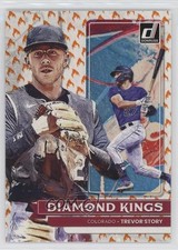 2022 Panini Donruss Diamond Kings On Fire /75 Trevor Story #29 0eq8