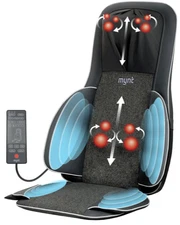 Mynt Shiatsu Neck & Back Massager with Heat & Air Compression – Black-USED