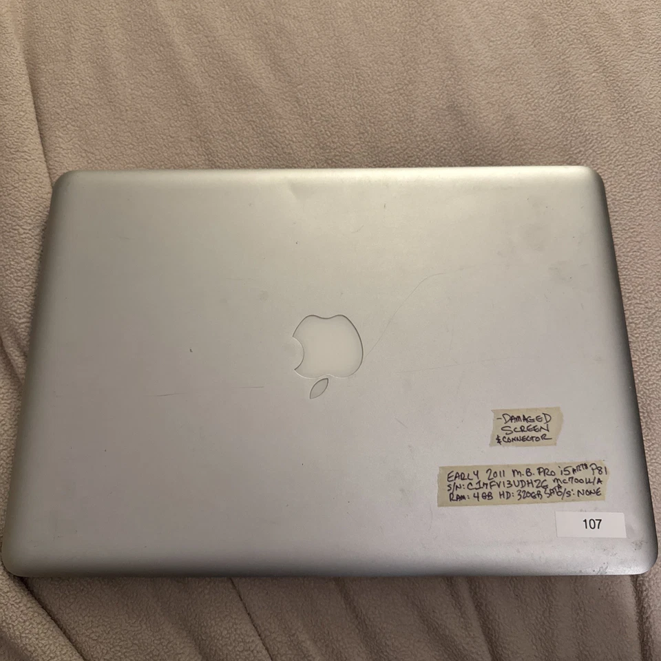 Apple MacBook Pro 13" i5 Early 2011 2.3ghz 4GB RAM 320GB SATA HD #107 - Image 4 of 4