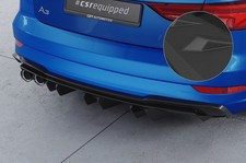 Heck Ansatz Spoiler Tuning Diffusor für  Audi A3 / S3 8V Limo / Cabrio HA448-S